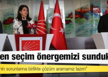 HDP’den CHP’ye ziyaret: Erken seçim önergemizi sunduk