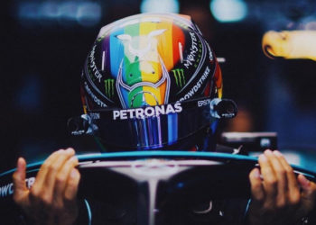 Hamilton, Suudi Arabistan'da da piste gökkuşağı bayrağı renklerinde kaskla çıkacak