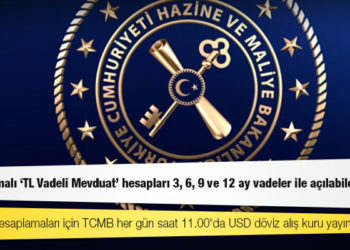 Hazine ve Maliye Bakanlığı: Kur korumalı 'TL Vadeli Mevduat' hesapları 3, 6, 9 ve 12 ay vadeler ile açılabilecek