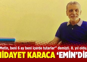 "Hidayet Karaca &lsquo;emin&rsquo;dir"