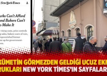 H&uuml;k&uuml;metin g&ouml;rmezden geldiği ucuz ekmek kuyrukları New York Times&rsquo;ın sayfalarında