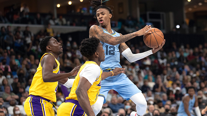 Ja Morant 41 sayıyla devleşti; Grizzlies, Lakers'ı devirdi