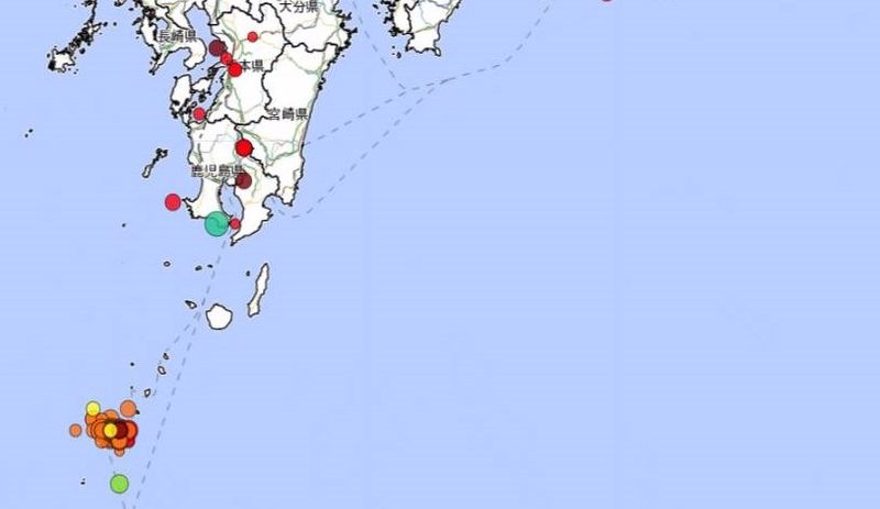 Japonya'nın takımadalarında 3 günde 170 deprem