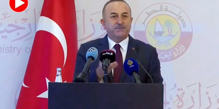 Katarlı gazeteciden Çavuoğlu’na şok soru: Buraya mali destek istemek için mi geldiniz?