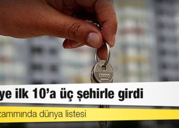 Konut zammında dünya listesi: Türkiye ilk 10’a üç şehirle girdi