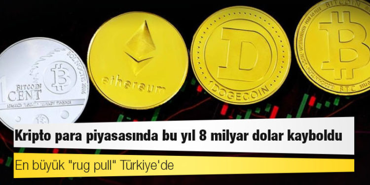 Kripto para piyasasında bu yıl 8 milyar dolar kayboldu: En büyük "rug pull" Türkiye'de