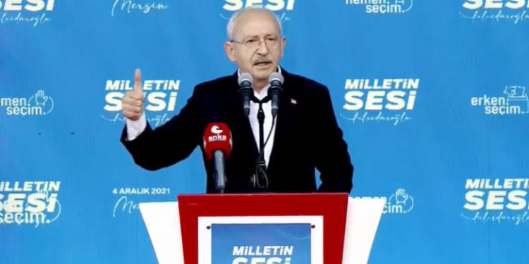 Kılıçdaroğlu, Mersin mitinginde konuştu: Dikta yönetimini seçimde alaşağı edeceğiz