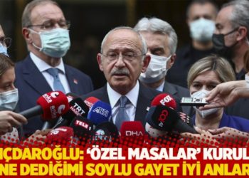 Kılı&ccedil;daroğlu: '&Ouml;zel masalar' kuruldu, ne dediğimi Soylu gayet iyi anlar