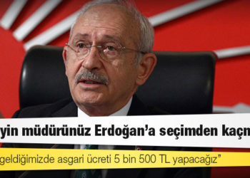 Kılıçdaroğlu'ndan A Haber'e: Söyleyin müdürünüz Erdoğan’a seçimden kaçmasın; iktidara geldiğimizde asgari ücreti 5 bin 500 TL yapacağız