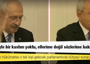 Kılıçdaroğlu’ndan Meclis’teki el hareketine ilişkin açıklama: Asla öyle bir kastım yoktu, ellerime değil sözlerime baksınlar