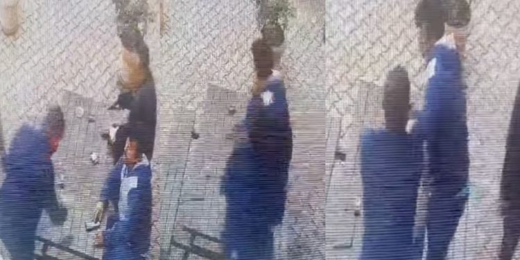 MHP’li ilçe başkanı işçinin boğazını sıkıp yumrukladı