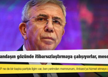 Mansur Yavaş: Benim ne MHP ne de bir başka partiyle ilgim var, ben yerimden memnunum, Ankara’ya hizmet etmeye çalışıyorum