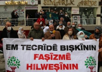 Mardin’de tecrit protestosu