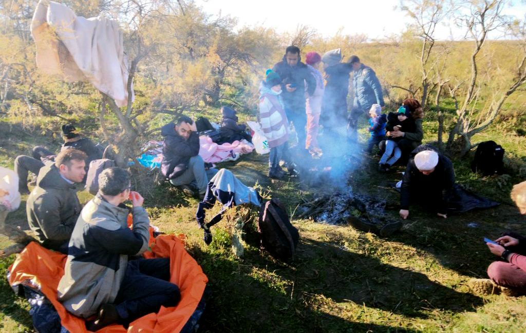 Meriç’i geçen ve donma tehlikesi yaşayan 5’i çocuk, 17 Türk sığınmacının çığlığını Yunanistan polisi duydu