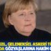 Merkel, geleneksel askeri tören sırasında gözyaşlarına hakim olamadı