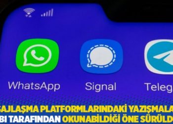 Mesajlaşma platformlarındaki yazışmaların FBI tarafından okunabildiği &ouml;ne s&uuml;r&uuml;ld&uuml;