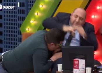 Muharrem Sarıkaya’nın tokadı Azerbaycan’da skeç konusu oldu