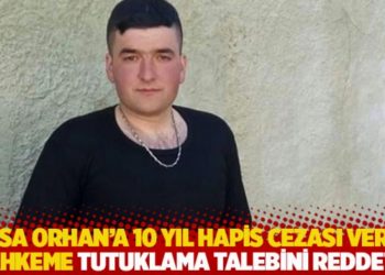 Musa Orhan'a 10 yıl hapis cezası veren mahkeme tutuklama talebini reddetti