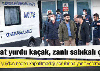 O tarikat yurdu kaçak, zanlı sabıkalı çıktı