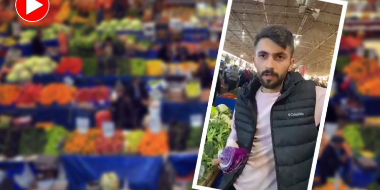 Pazarcı ‘Tiktok’ta paylaştı: Az önce bir müşteriye çeyrek lahana sattım, yazık günah bu millete!