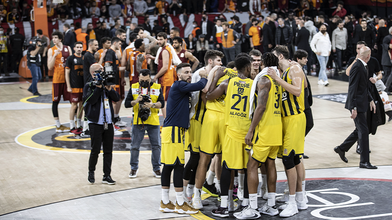 Pota derbisinde Fenerbahçe Beko, Galatasaray Nef'i mağlup etti