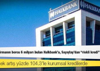 Sadece 3 firmanın borcu 6 milyarı bulan Halkbank'a, Sayıştay'dan "riskli kredi" uyarısı