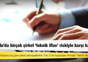 Sanayi odası başkanı: Anadolu’da birçok şirket ‘teknik iflas’ riskiyle karşı karşıya