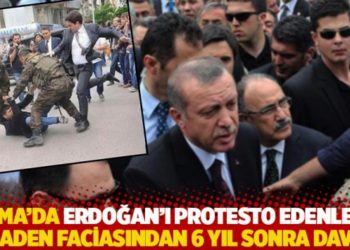 Soma'da Erdoğan'ı protesto edenlere, maden faciasından 6 yıl sonra dava