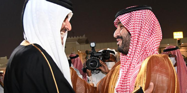 Suudi Arabistan Veliaht Prensi Muhammed bin Selman, ambargo sonrası Katar'da