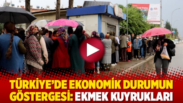 Türkiye’de ekonomik durumun göstergesi: Ekmek kuyrukları