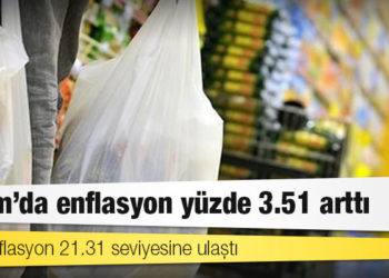 TÜİK: Kasım'da enflasyon yüzde 3.51 arttı