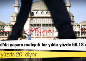 TÜİK 'yüzde 20' diyor: İstanbul’da yaşam maliyeti bir yılda yüzde 50,18 arttı!