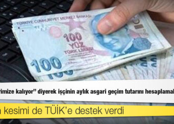 TÜİK, "üzerimize kalıyor" diyerek işçinin aylık asgari geçim tutarını hesaplamak istemedi