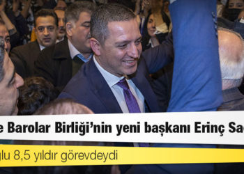 Türkiye Barolar Birliği'nin yeni başkanı Erinç Sağkan