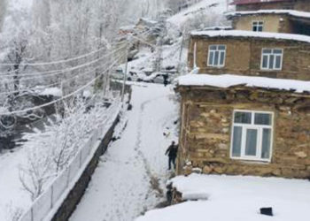 Van ve Hakkari'de kar yağışı nedeniyle onlarca yerleşim yerine ulaşım sağlanamıyor