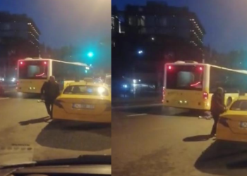 Yolcusunu otobüsün altına iten taksici ifadesinin ardından serbest bırakıldı