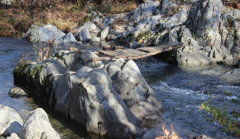 Yolu kısaltmak için dere üstüne köprü kurdu, canından oldu