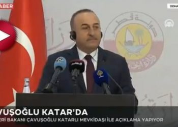 Çavuşloğlu’na “Katar’a mali destek talep etmek için mi geldiniz?” diye sorulunca TRT yayını kesti