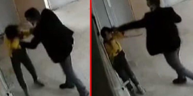 Öğretmenden, öğrenciye tokat ve yumruklu dayak