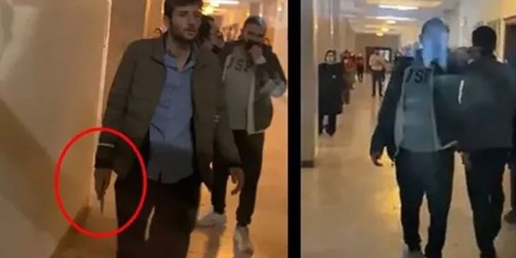 Ülkücüler üniversiteye bıçak sokup öğrencileri tehdit etti