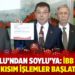 İmamoğlu’ndan Soylu’ya: İBB olarak bir kısım işlemler başlattık