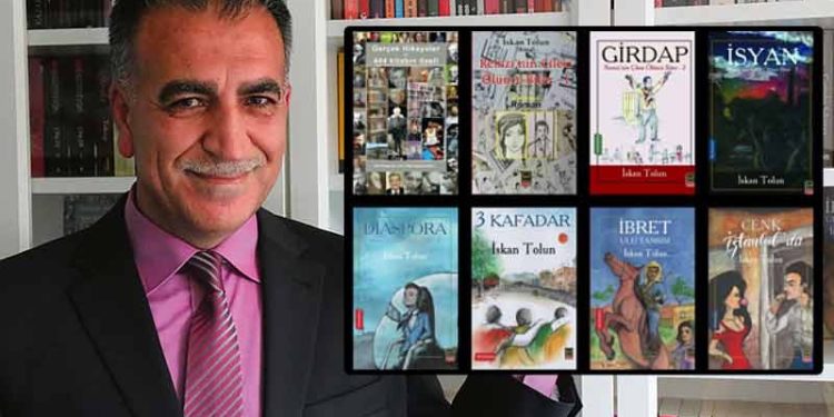 İskan Tolun'un tüm kitapları Babıali Kitaplığında