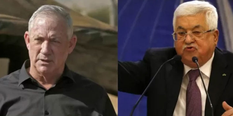 İsrail Savunma Bakanı Gantz, Filistin lideri Abbas'ı evinde ağırladı