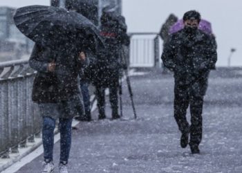 İstanbul'da bu gece karla karışık yağmur başlayacak