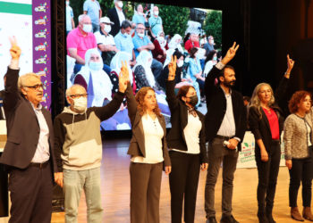 İstanbul’da HDP’nin yeni eşbaşkanları İlknur Birol ve Ferhat Encü oldu