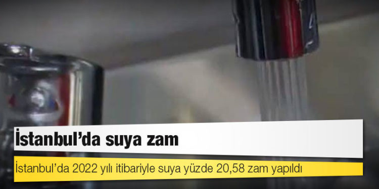 İstanbul’da suya zam