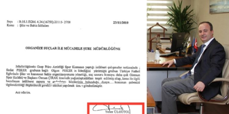 Şike operasyonunu başlatan Emniyet Müdürü Ülgütol, polis memuruna iftira atıp kendini kurtardı