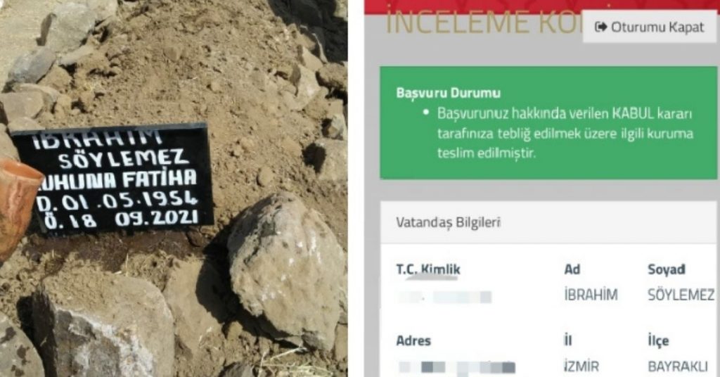 Ölen babasını göreve iade eden OHAL Komisyonu’na tepki: ‘Adaletiniz batsın’