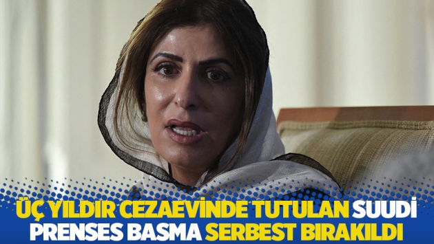 Üç yıldır cezaevinde tutulan Suudi Prenses Basma serbest bırakıldı