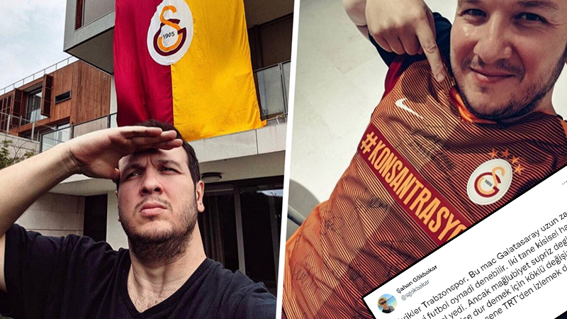 Şahan Gökbakar'dan Galatasaray paylaşımı: Gelecek sene TRT'den izlemek de keyifli olacak